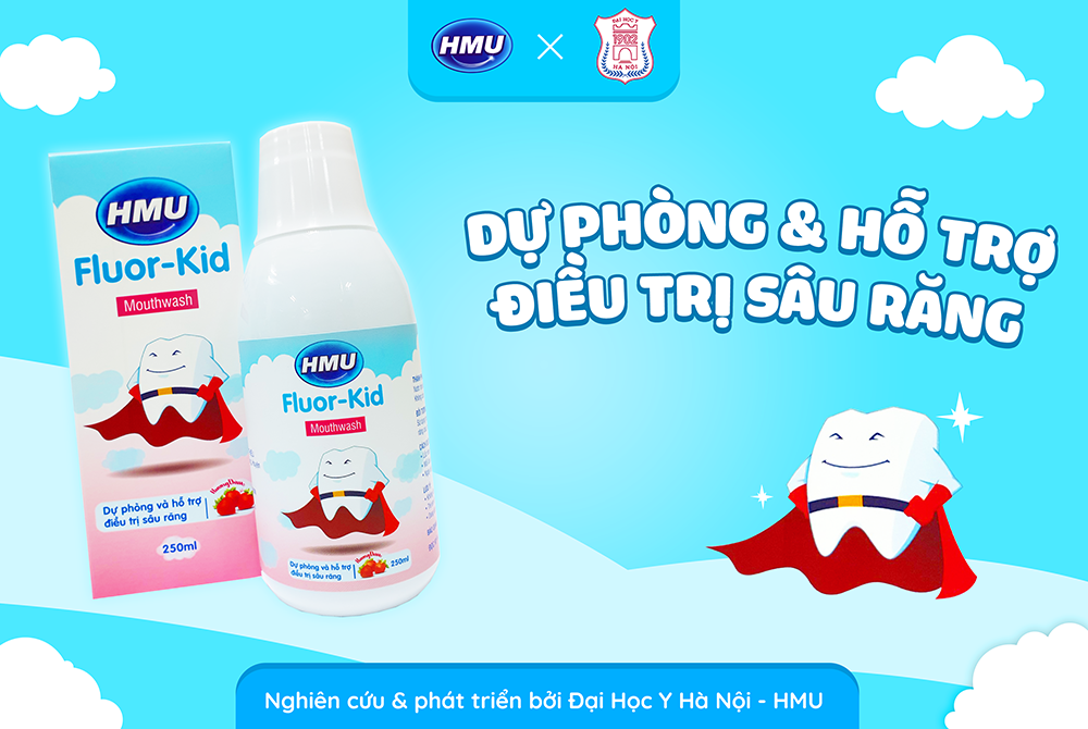 Sử dụng nước súc miệng trẻ em HMU có hiệu quả không? Đánh giá chi tiết
